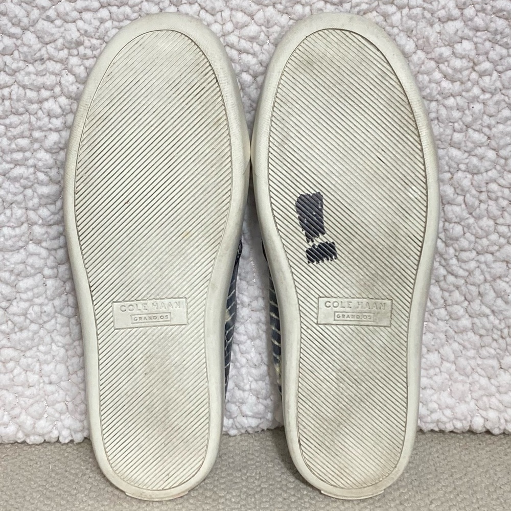 Cole Haan Woman's Bowie Snake Print Leather Slip On Casual Sneakers Shoes SZ 6B - Picture 8 of 11